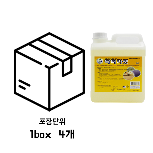 닥터카펫 4L/ 1박스 4개